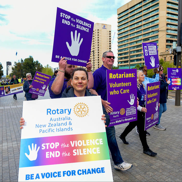 Rotarians Volunteers who Care